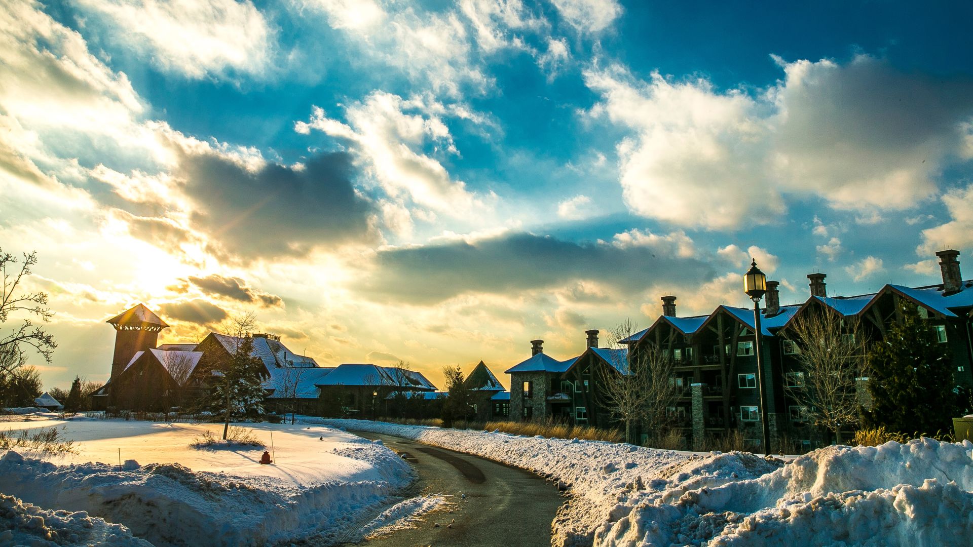 Winter at Grand Cascades Lodge