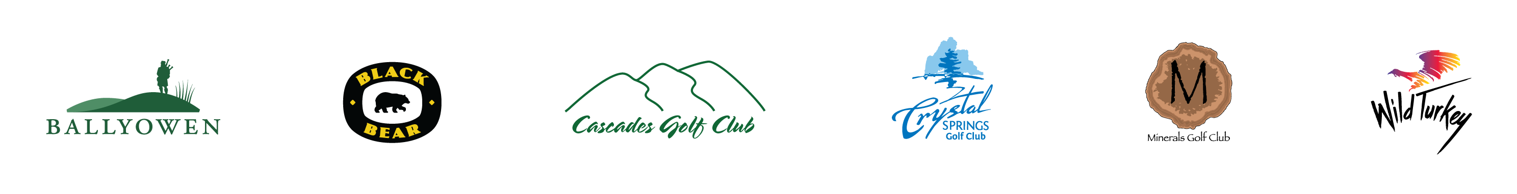 Crystal Springs Resort golf course logos 2021