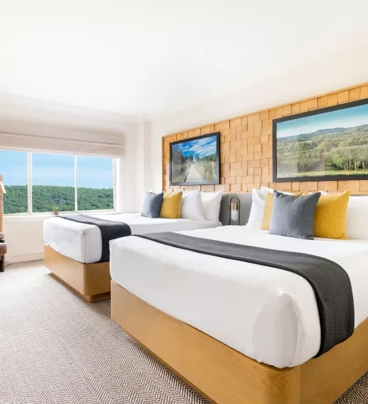 2 Queen beds standard guest room